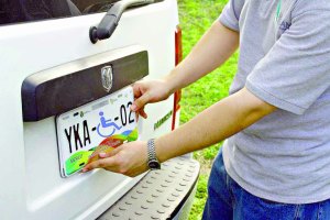 Placas para minusválidos