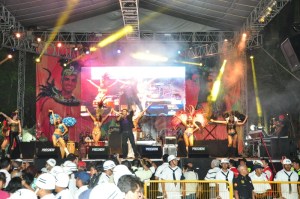 Con alegría, comparsas, bailes y un ambiente de fiesta, inició el Carnaval de Veracruz 2014 en el Zócalo de la ciudad, donde se congregaron miles de lugareños para presenciar la tradicional Quema del Mal Humor, el cual fue representado por el bullying.