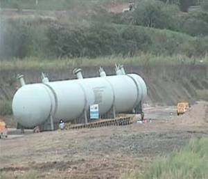 DHL Internacional trasladará el equipo hasta Nanchital, en los terrenos de Etileno XXI