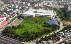 Edificio de Pemex en Coatzacoalcos.
