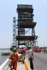 Accidente en la obra del Puente Coatzacoalcos I