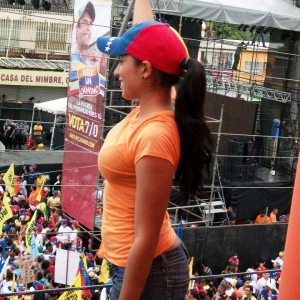 Encabezando movimientos a favor de Enrique Capriles y de Leopoldo López, de la oposición.