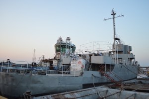 La embarcación Aldebarán es histórica, fue un dragamina que combatió en la segunda guerra mundial.