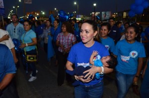 La presidenta del DIF Coatzacoalcos, Cristina Cházaro de Caballero.