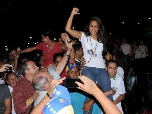 La activista universitaria Ligia Delfín es liberada el pasado 28 de marzo. Disfruta de su libertad tras una campaña de presión internacional. 
