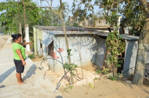 Vecinas del sector aseguraron que la compactación fue mal hecha ya que ocasionó hundimiento de sus viviendas.