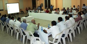 Reunión de evaluación de los trabajos de remodelación final del Puente Coatzacoalcos I.