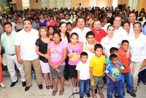 La niñez de Coatzacoalcos beneficiada, presente y futuro de nuestra ciudad.