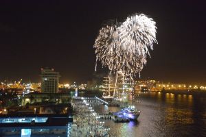 Gran cierre con fuegos artificiales.