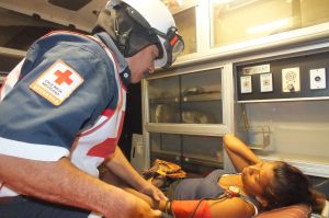 Una de las empleadas quedó en shock nervioso.