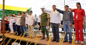 Toma de protesta a más de 600 brigadistas comunitarios 