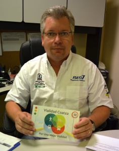 Víctor Esparza, regidor de vialidad del Ayuntamiento.