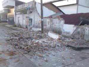 En Tapachula, Chiapas, se registraron los daños por el sismo. Afortunadamente en Veracruz no hubo consecuencias negativas más que pánico.