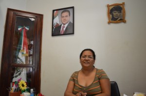 Lorena Delfín Delgado, directora del Jardín de Niños.