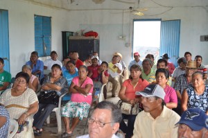 Sesión de asamblea ejidal donde se autoriza la construcción del plantel y el Comité Pro-Fundación.