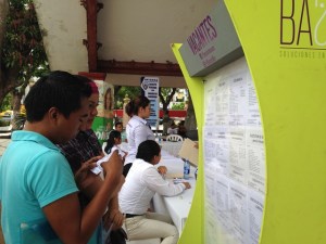 Se inscriben en bolsa de trabajo.