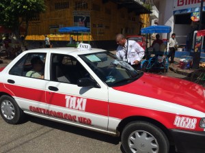 Delegado de Tránsito en esta ciudad, Pedro Quiroz García.