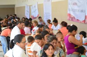 Los indocumentados están a la espera de ser deportados.