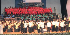 El majestuoso concierto presentó lleno total.