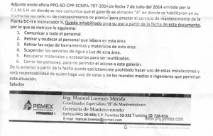 Petroleros acusan que son víctimas de represalias de la nueva administración de Pemex con Mexichem.