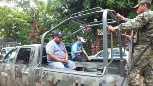 Militares del Ejército Mexicano hicieron la detención.