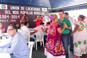 El festejo fue a lo grande con la paisanada de Oaxaca.