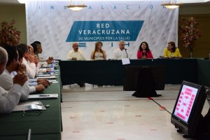 La Red Veracruzana de Municipios Saludables.