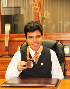 Obtuvo medalla de bronce.