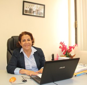 La regidora Décimo Tercera, Nora Cortazar Luna.