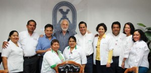 Estuvieron presentes el representante de la secretaría de Salud federal, Roberto Muñoz Díaz; de la dirección general de Epidemiologia, Graciela León Álvarez; del IMSS Régimen Ordinario de nivel nacional, Teresita Rojas  Mendoza. Además de la directora de Salud municipal, Isabel de la Cruz Arroyo; el jefe de la Jurisdicción Sanitaria XI, Javier Reyes Muñoz; el secretario de Obras Públicas, Fernando Ramos Torres.