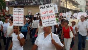 Más de tres mil manifestantes participaron en la marcha en Día del Grito.