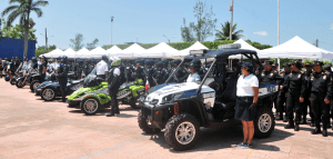 Son 380 elementos operativos de seguridad a disposición en la zona Minatitlán.