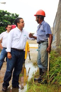 El presidente de Coatzacoalcos, Joaquín Caballero.