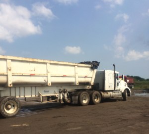 Mediante 14 góndolas de capacidad 30 metros cúbicos, se transportará la basura de Coatzacoalcos hacia su depósito final.