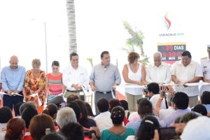Inaugura juegos centroamericanos en Coatzacoalcos.