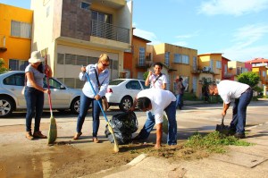Todos los vecinos se unieron.