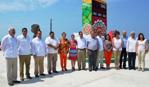 En la Plaza de Juegos Centroamericanos.