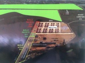 La ampliación de los muelles de Pajaritos en el puerto.