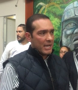 Luis Angel Bravo, Procurador de Justicia en Veracruz, ofreció rueda de prensa en Coatzacoalcos.
