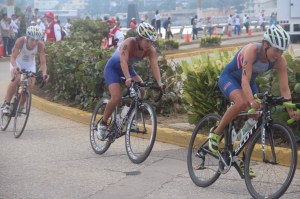 ciclismo en Coatzacoalcos, en el triatlón.