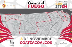 Esta es la ruta de la Antorcha.