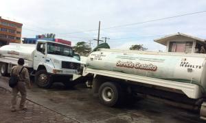 Programa de tandeos a colonias con pipas de agua.