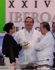 El Gobernador Javier Duarte fue felicitado por ser anfitrión.