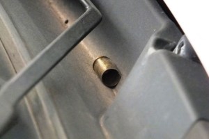 Al interior de la camioneta encontraron los casquillos.