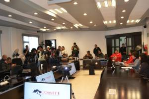 Reunión de Protección Civil ante baja de temperaturas en el estado.