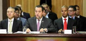 Harry Grappa, Secretario de Turismo, en la comparecencia.