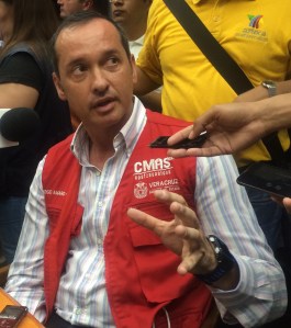 Sergio Amaro, titular de CMAS.