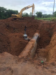 Las autoridades de CMAS trabajan por conectar la batería de los pozos con la red del acueducto que suministra la ciudad.