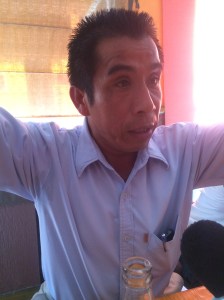 "Repudiamos la medida de cerrar el acueducto Yuribia como los ejidatarios de Tatahuicapan", asegura.