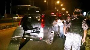 La mujer conducía una camioneta Nissan; que fue revisada.